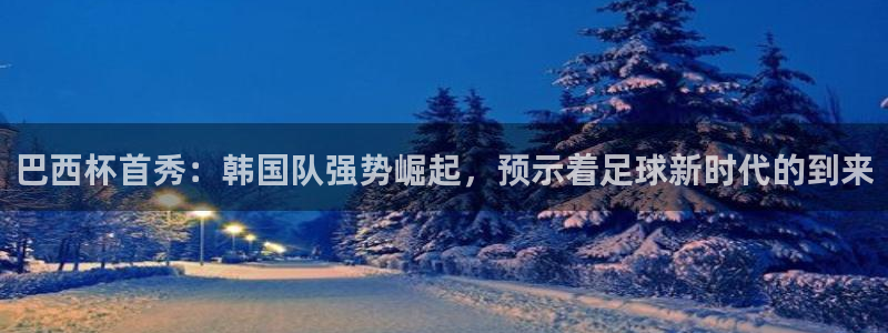 世界杯官网入口:巴西杯首秀:韩国队强势崛起,预示着足球新时代的到来